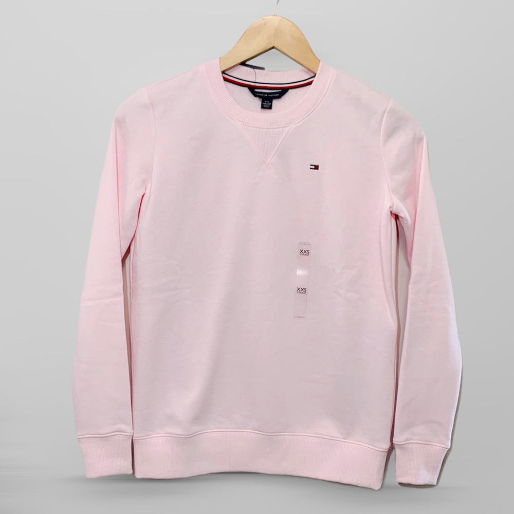 SOLD Tommy Hilfiger Sweatshirt Pink Relaxed Fit NWT